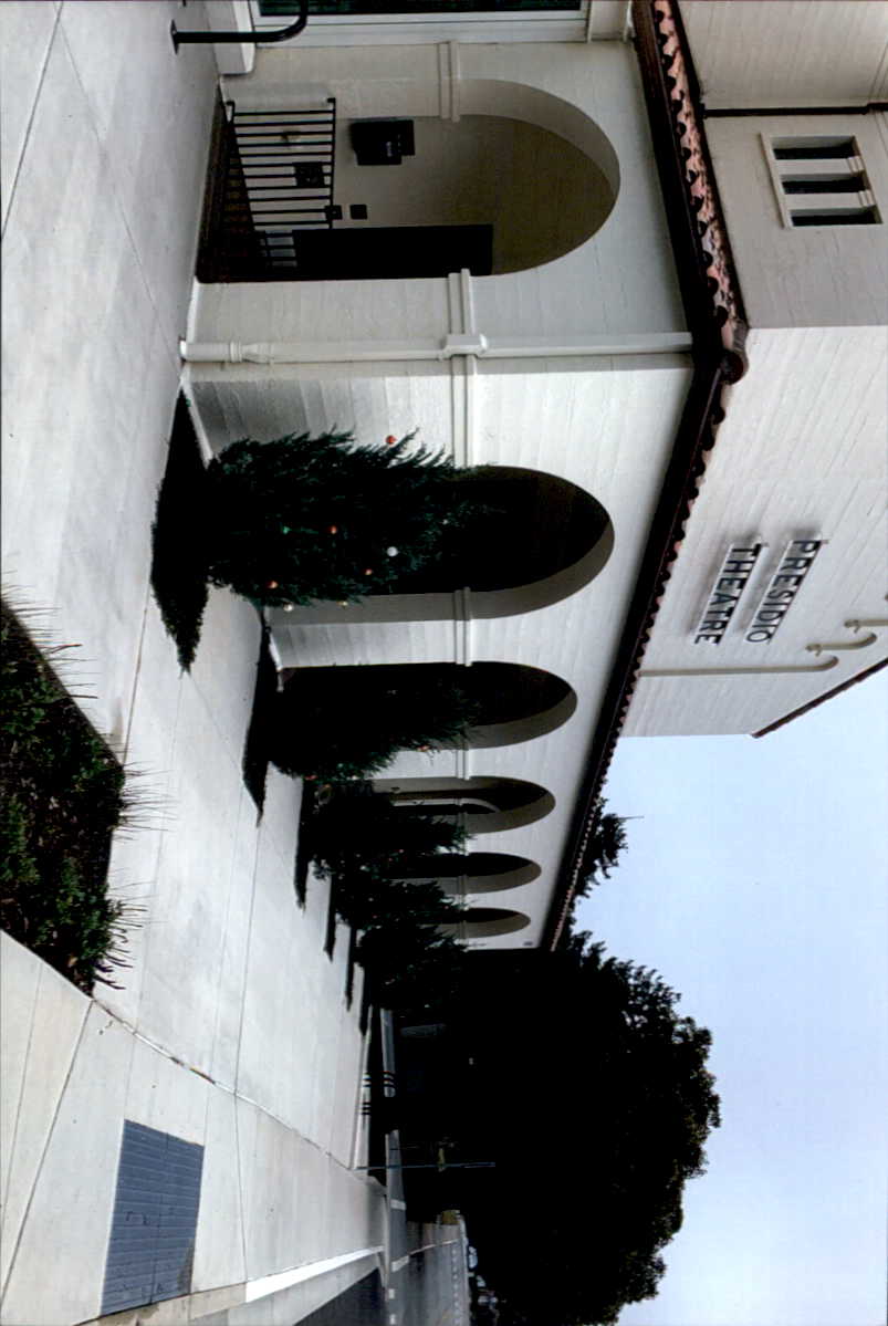 Front view of restored Presidio Theater.